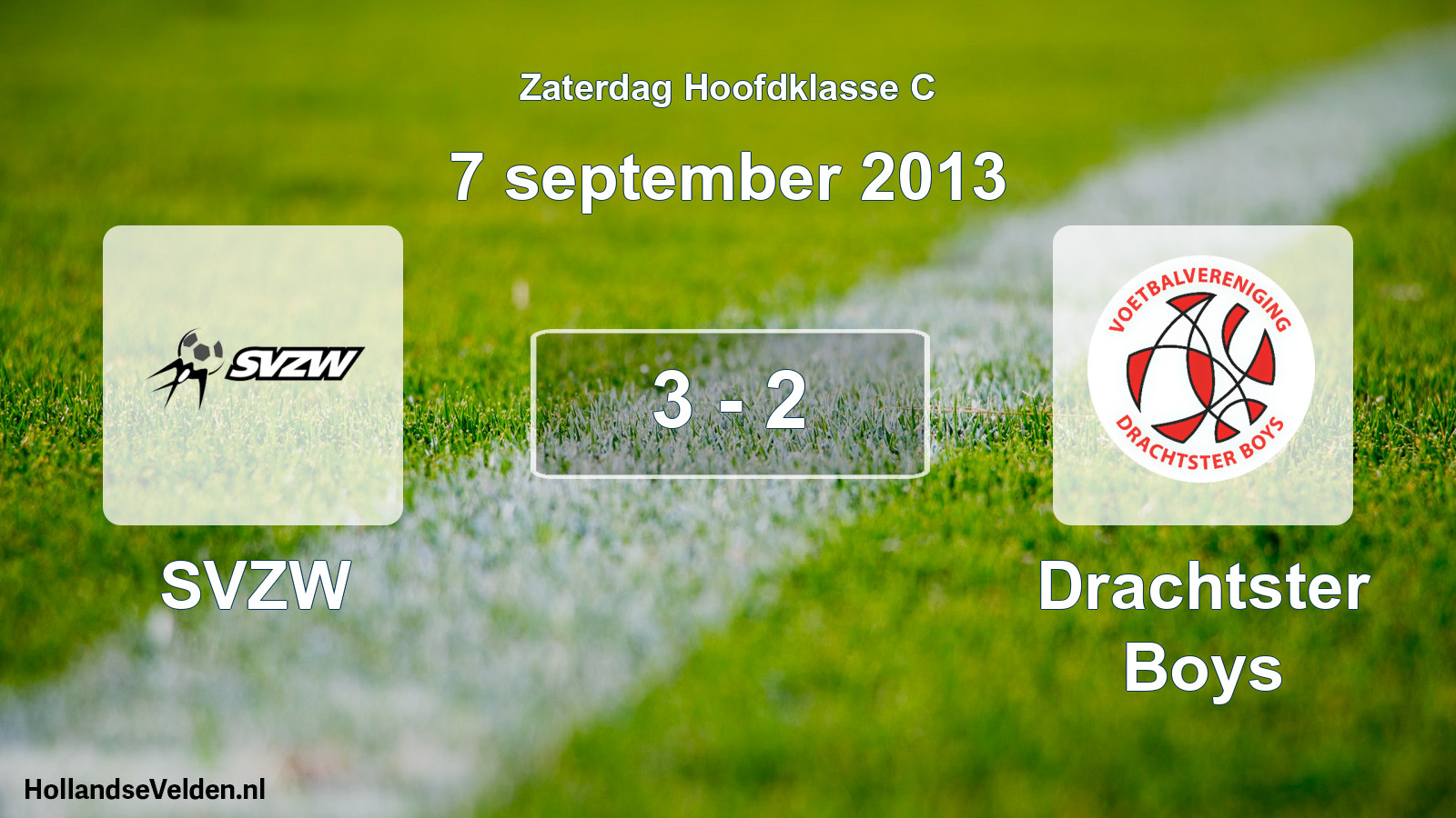 Total number of matches played: SVZW - Drachtster Boys 3 - 2 (7 September 2013)