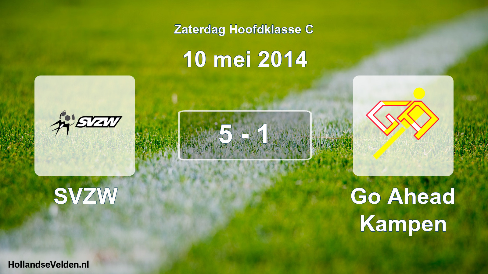 Total number of matches played: SVZW - Go Ahead Kampen 5 - 1 (10 May 2014)