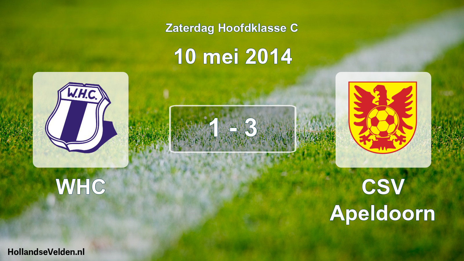 Total number of matches played: WHC - CSV Apeldoorn 1 - 3 (10 May 2014)