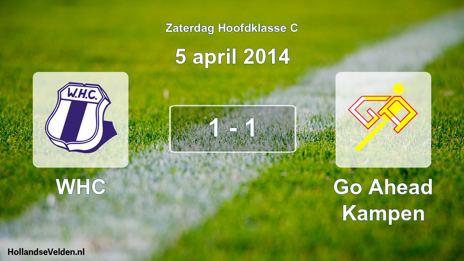 Total number of matches played: WHC - Go Ahead Kampen 1 - 1 (5 April 2014)