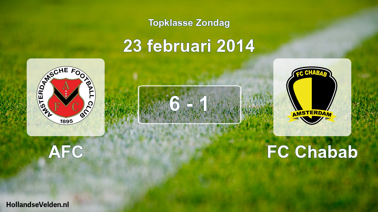 Total number of matches played: AFC - FC Chabab 6 - 1 (23 February 2014)