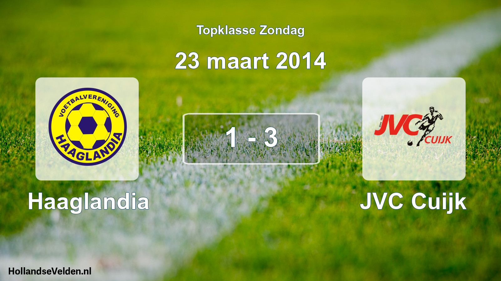Total number of matches played: Haaglandia - JVC Cuijk 1 - 3 (23 March 2014)