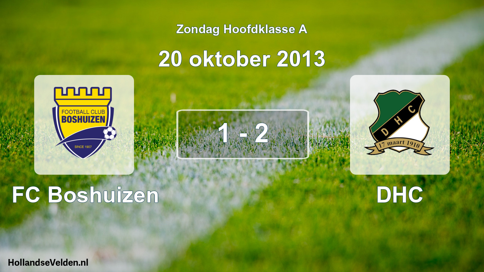 Total number of matches played: FC Boshuizen - DHC 1 - 2 (20 October 2013)