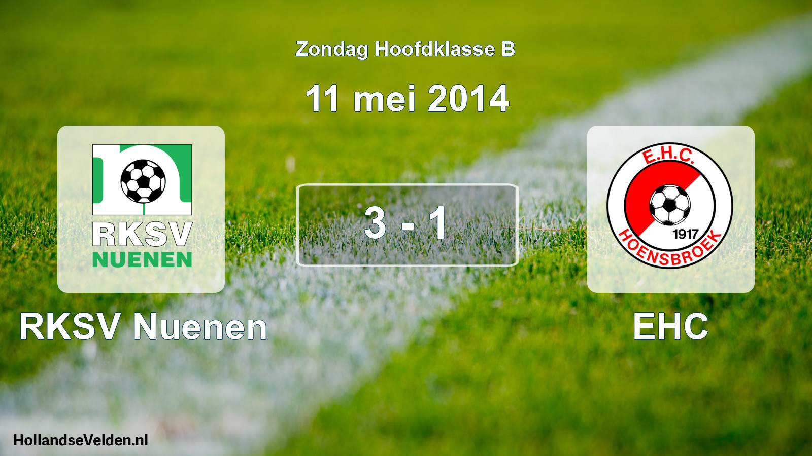 Total number of matches played: RKSV Nuenen - EHC 3 - 1 (11 May 2014)