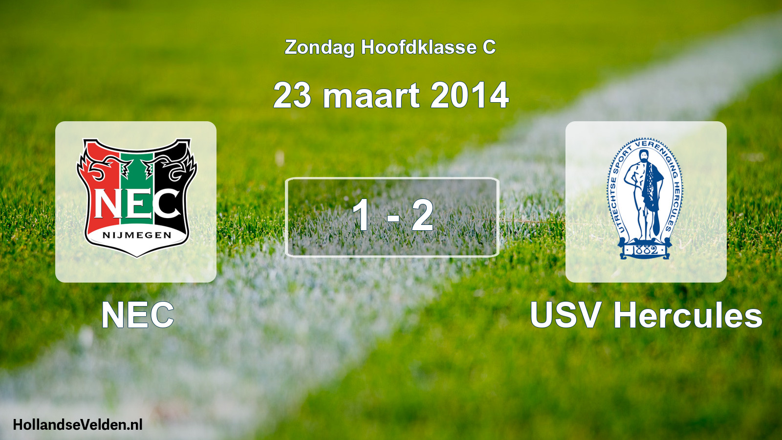 Total number of matches played: NEC - USV Hercules 1 - 2 (23 March 2014)