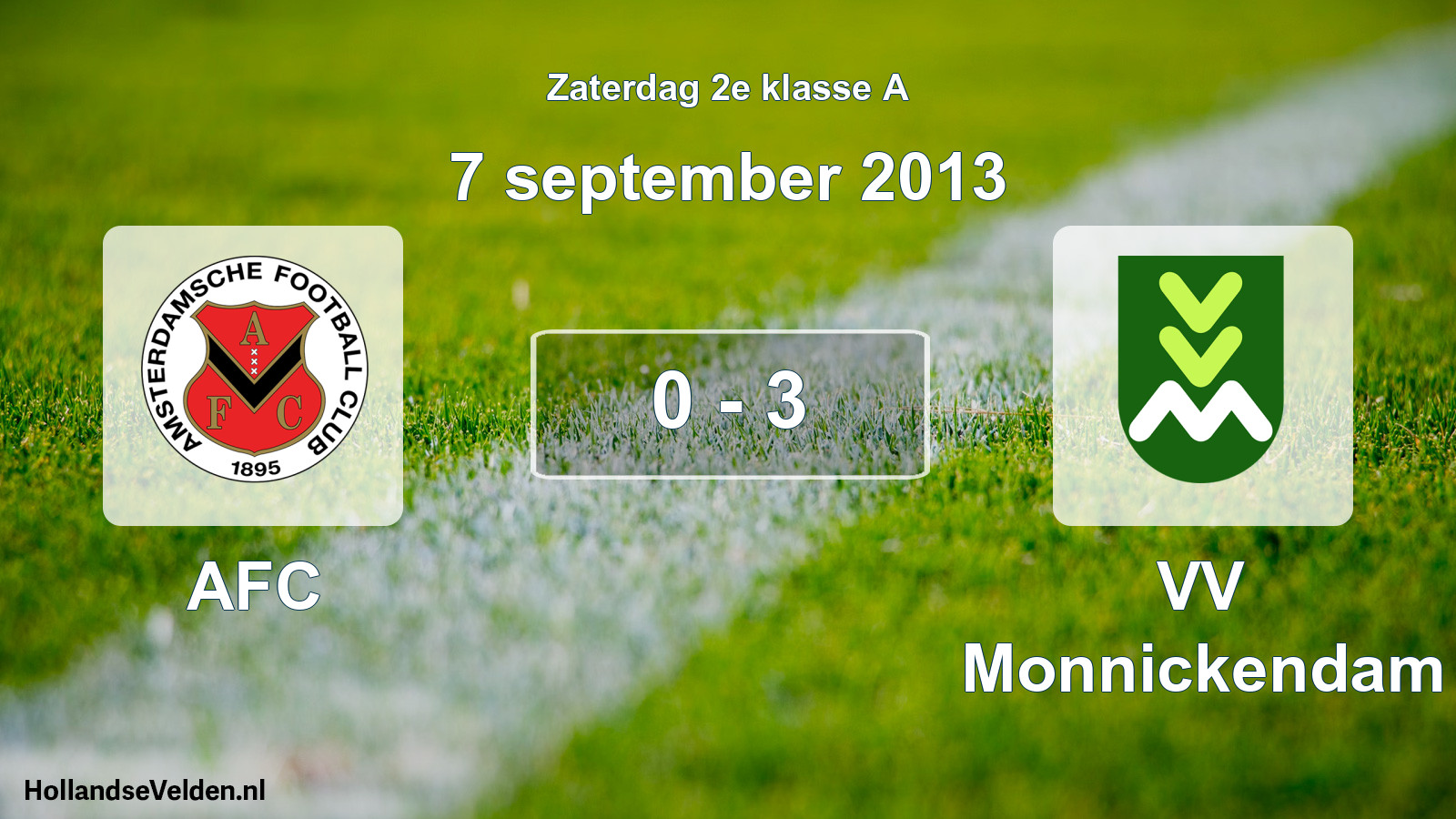 Total number of matches played: AFC - VV Monnickendam 0 - 3 (7 September 2013)
