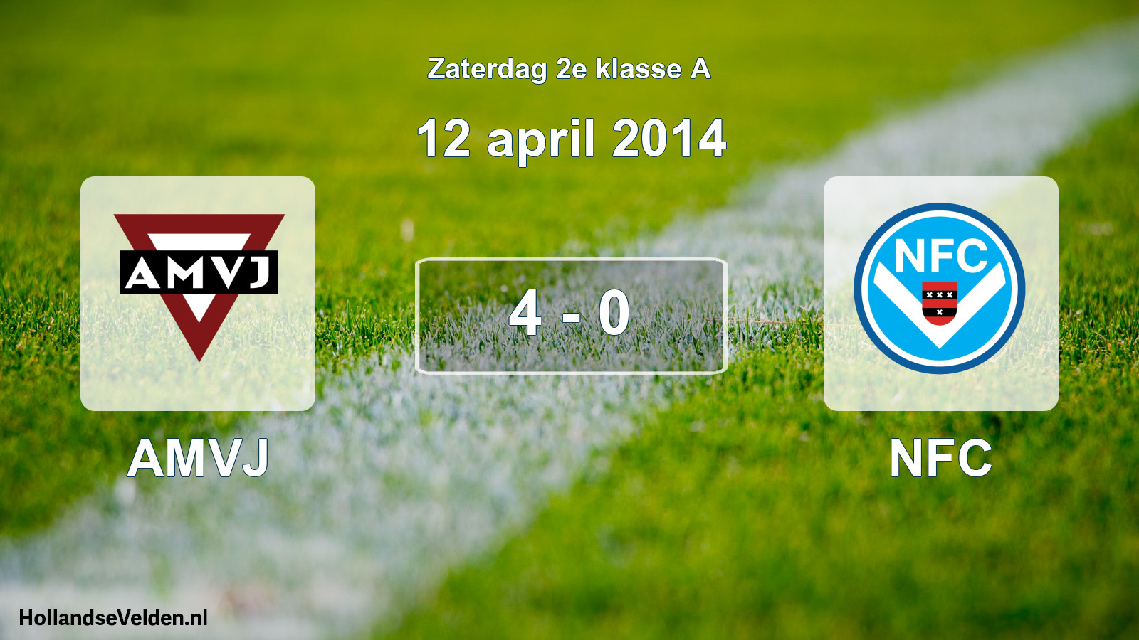 Total number of matches played: AMVJ - NFC 4 - 0 (12 April 2014)