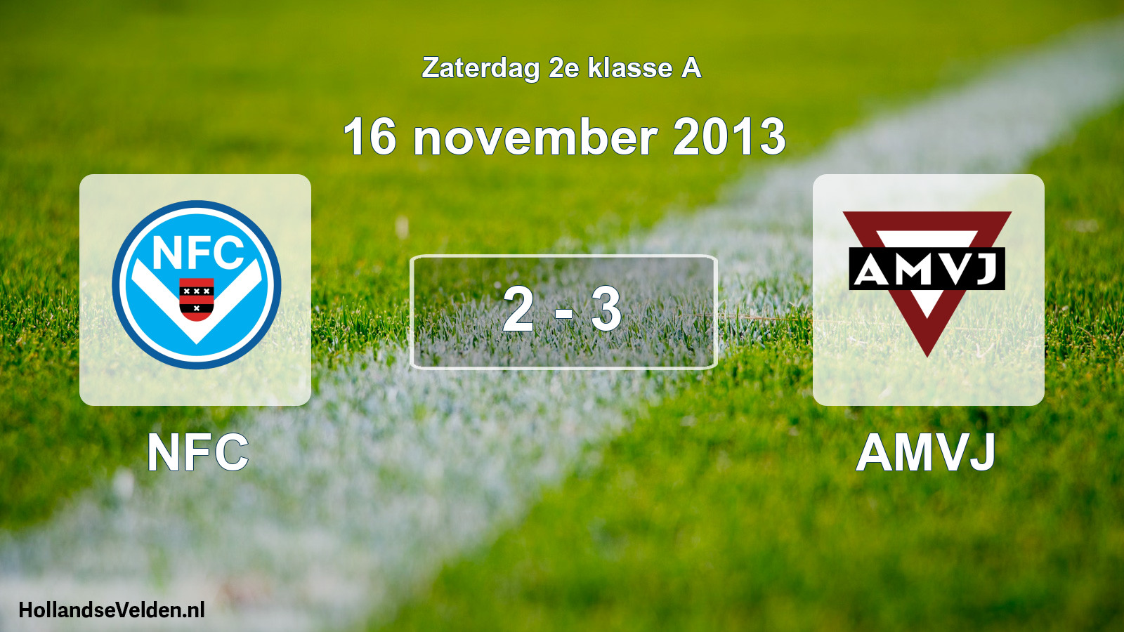 Total number of matches played: NFC - AMVJ 2 - 3 (16 November 2013)