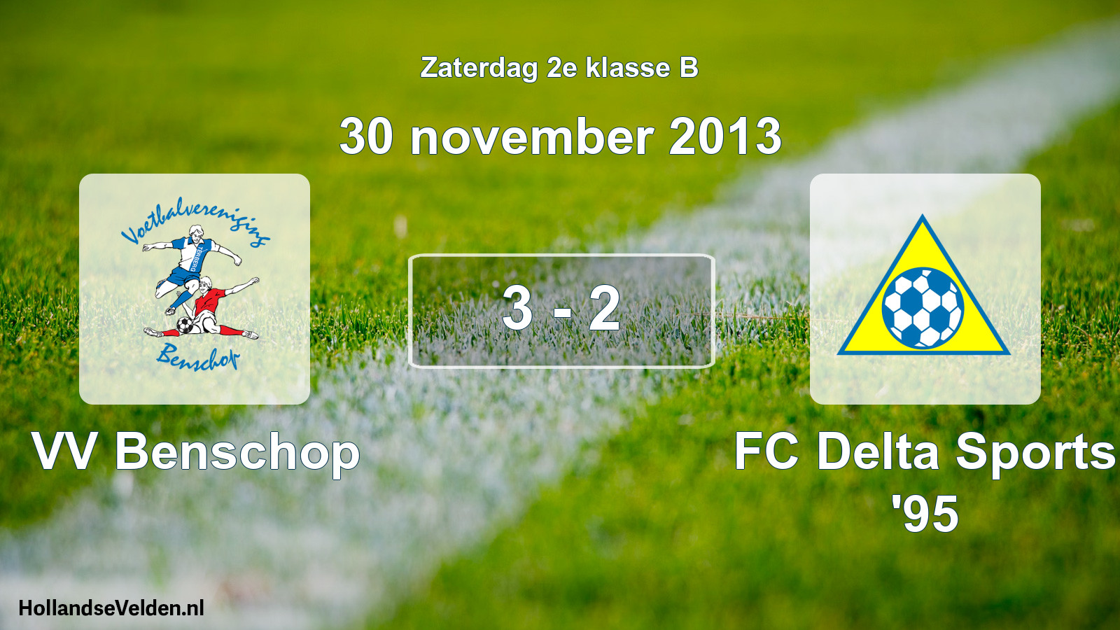 Total number of matches played: VV Benschop - FC Delta Sports '95 3 - 2 (30 November 2013)