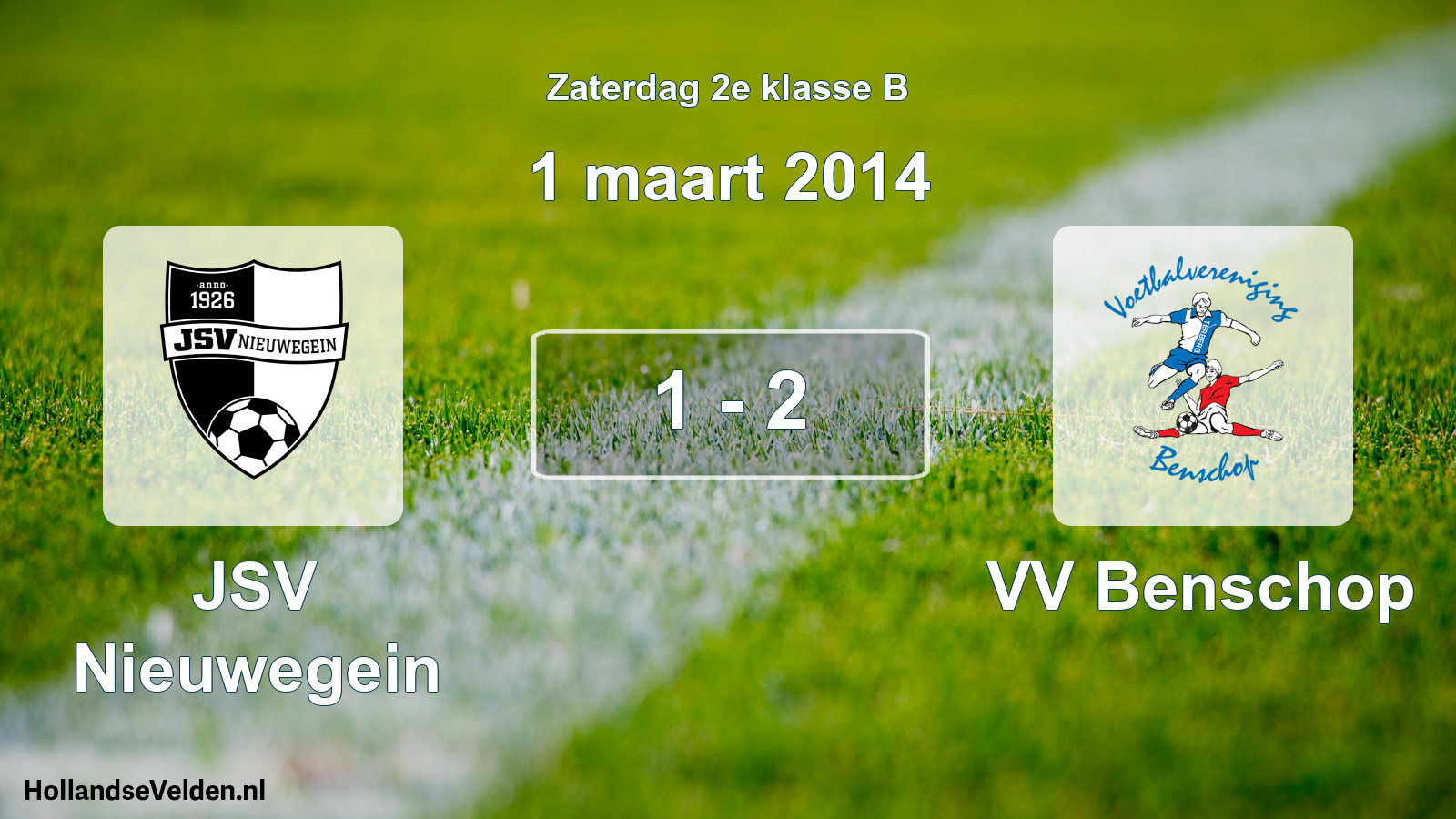 Total number of matches played: JSV Nieuwegein - VV Benschop 1 - 2 (1 March 2014)