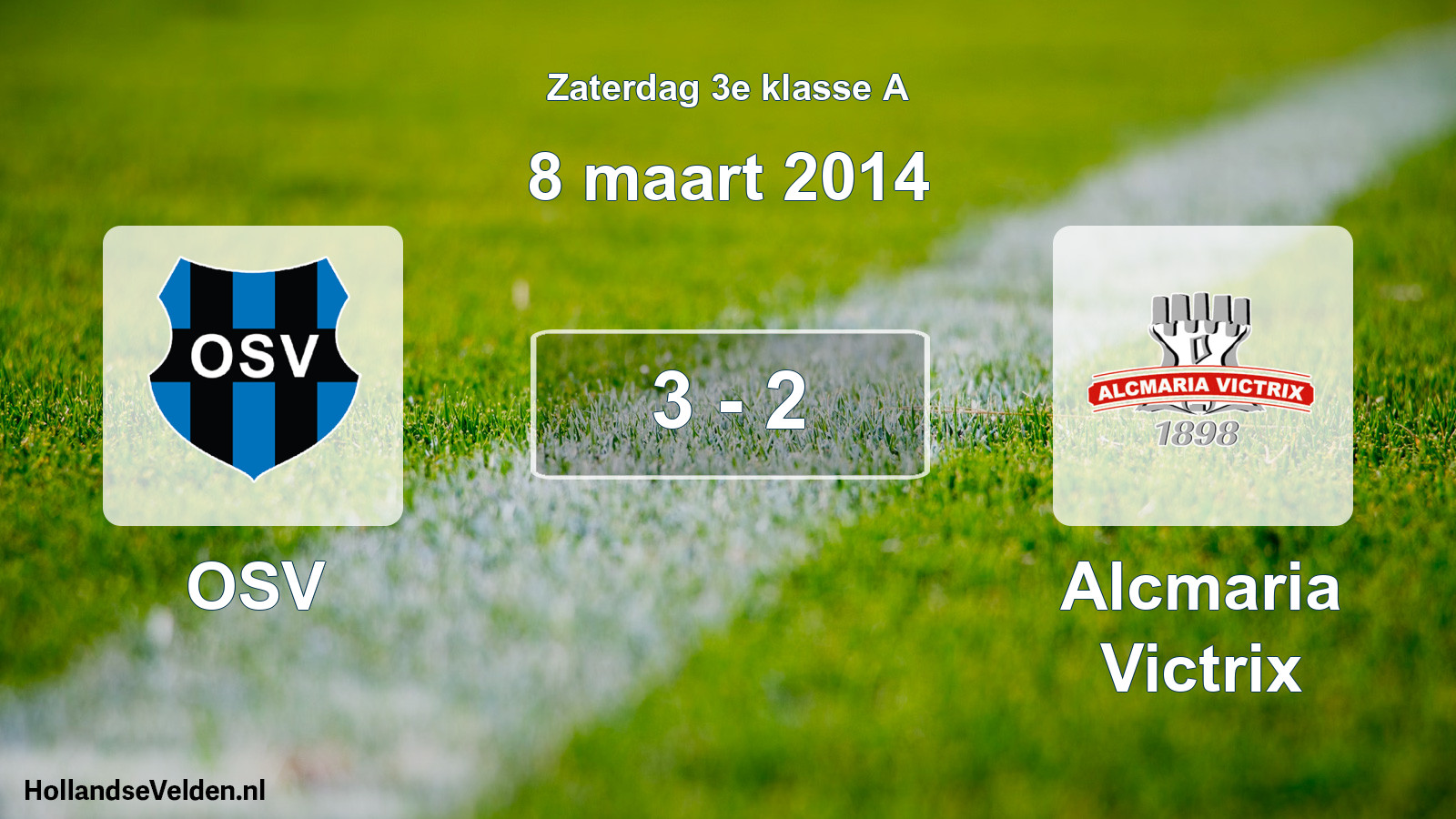 Total number of matches played: OSV - Alcmaria Victrix 3 - 2 (8 March 2014)