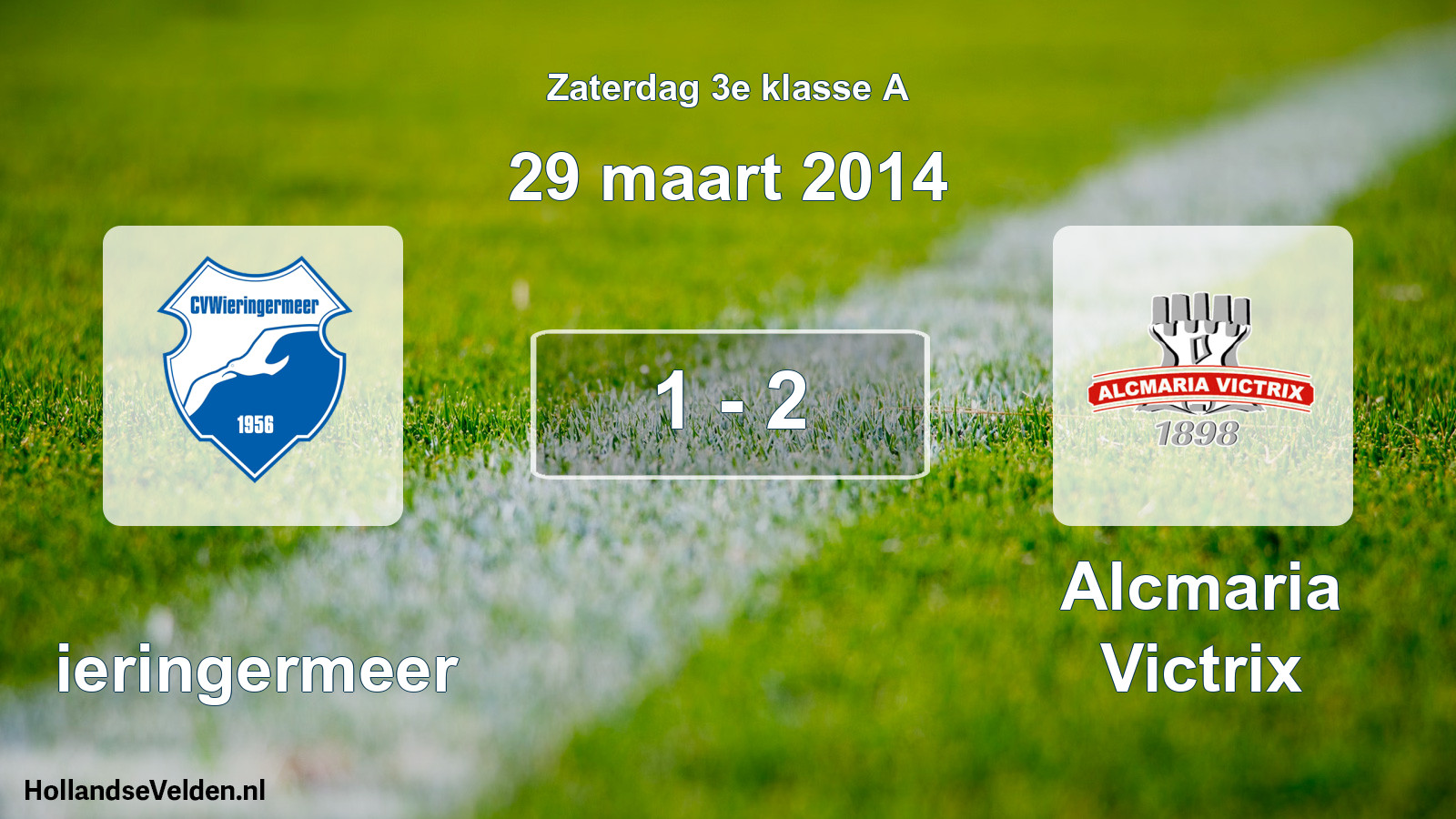 Total number of matches played: Wieringermeer - Alcmaria Victrix 1 - 2 (29 March 2014)
