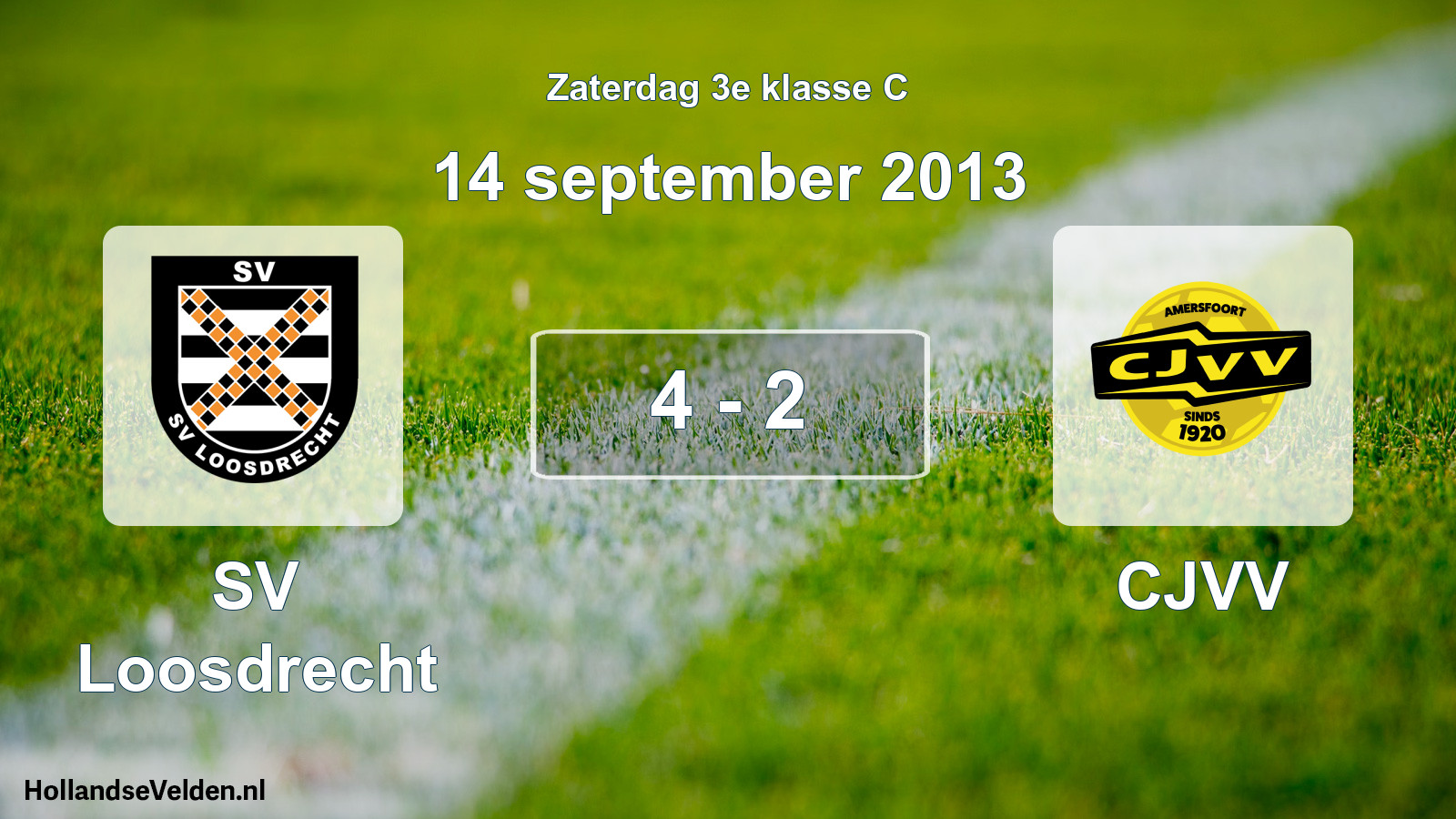 Total number of matches played: SV Loosdrecht - CJVV 4 - 2 (14 September 2013)