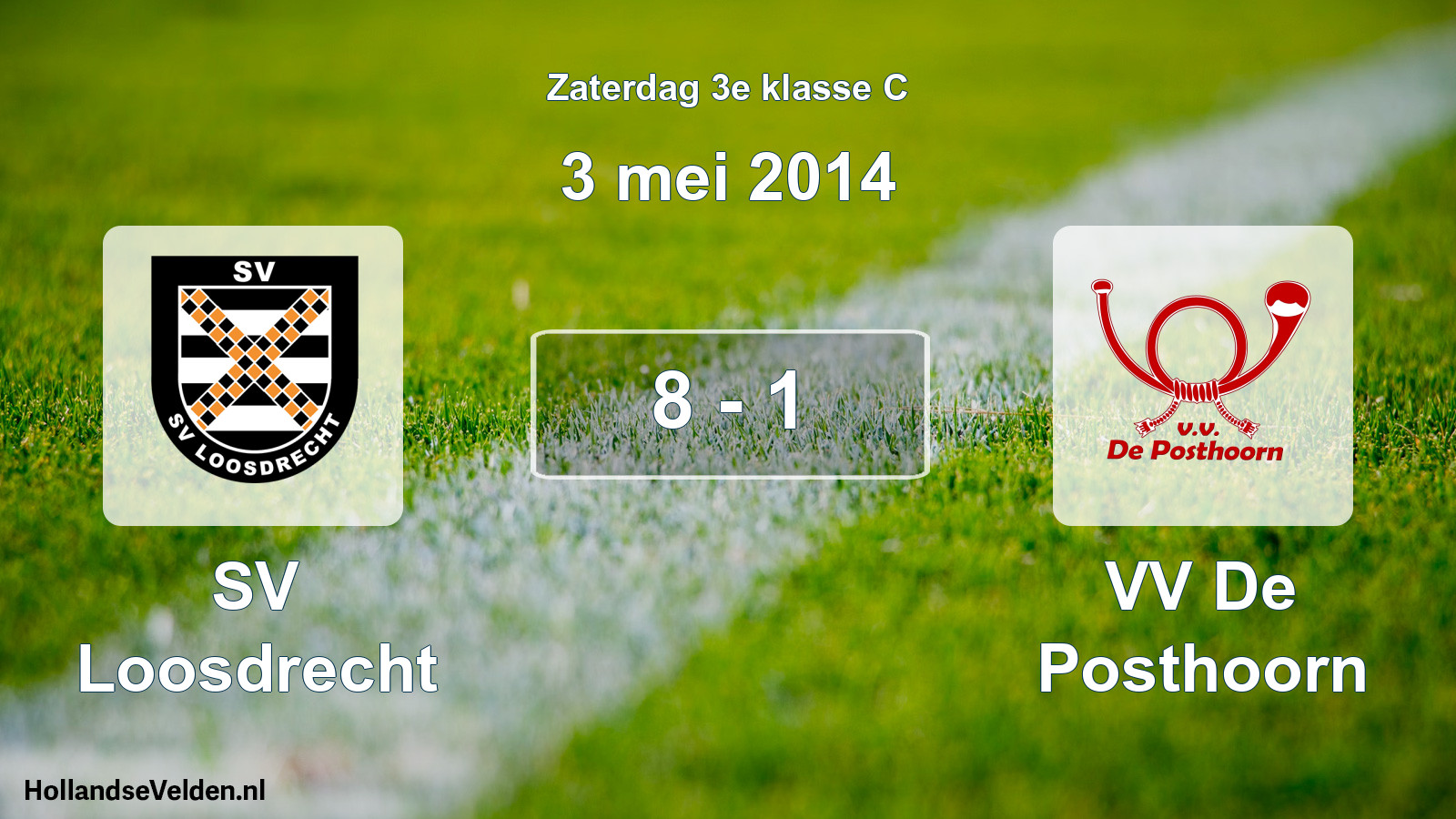 Total number of matches played: SV Loosdrecht - VV De Posthoorn 8 - 1 (3 May 2014)