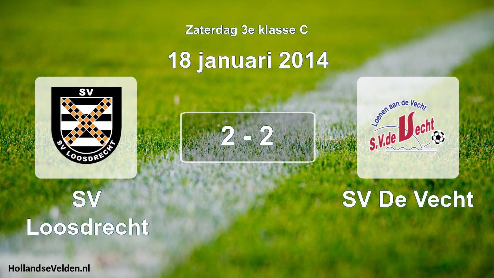 Total number of matches played: SV Loosdrecht - SV De Vecht 2 - 2 (18 January 2014)